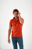 SJ orange polo