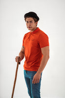 SJ orange polo